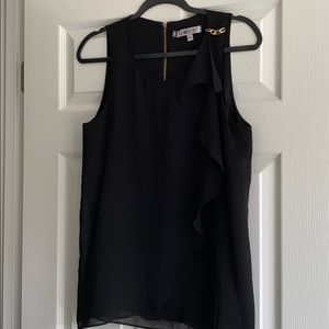 Black Sleeveless Blouse